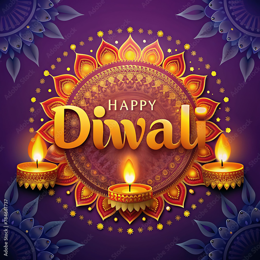 Happy Diwali wishes greeting card design Happy Diwali wishes greeting card design