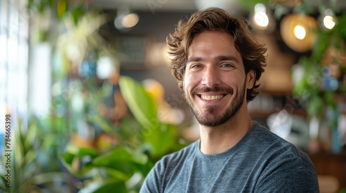 Smiling Man With a Beard