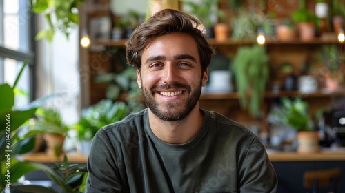 Smiling Man With a Beard