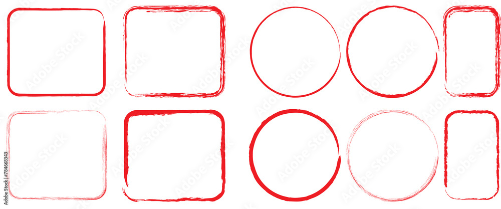 Hand drawn heart frames and stamps. Grange red brush painting isolated on white background. set of red brush painted ink stamp frames with place for your design element 11 Hand drawn heart frames and stamps. Grange red brush painting isolated on white background. set of red brush painted ink stamp frames with place for your design element 11
