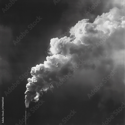smoke from the chimney