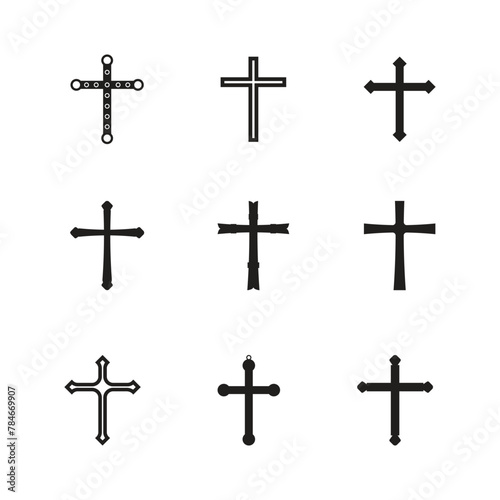 Church logo vector ilustration template