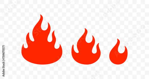 Flames, bonfire, fire and balefire, campfire, graphic design. Burn and burning, fiery, flaming, blaze, fireball and blazing, vector design and illustration