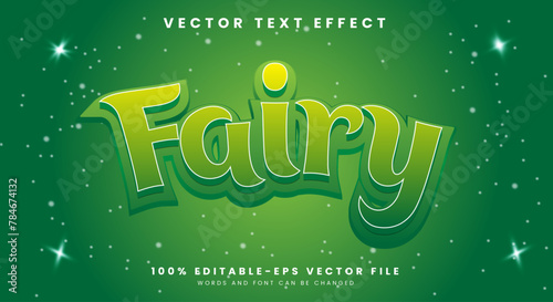 Fairy tales story editable text effect Template