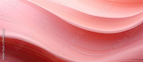 Abstract background with smooth lines in pink and orange colors for design