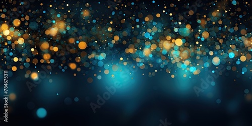 Abstract bokeh background. Festive Christmas and New Year background