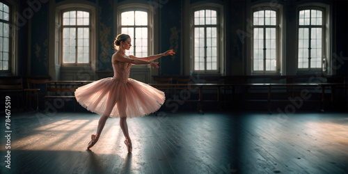 Expressão em Silêncio: A Dança Solene da Bailarina