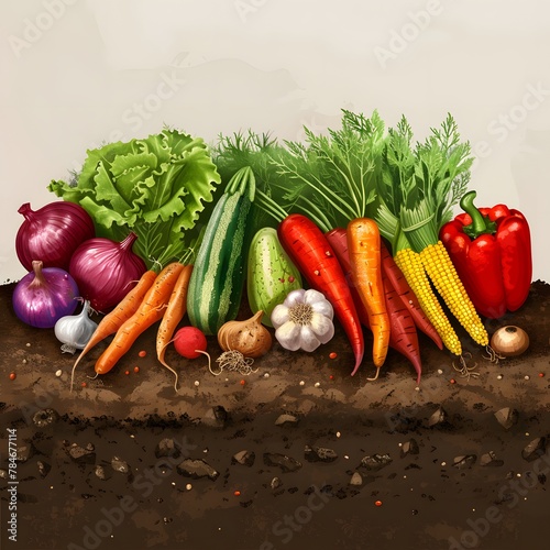 Harvest Bounty: Fresh Vegetables from Earth's Bounty