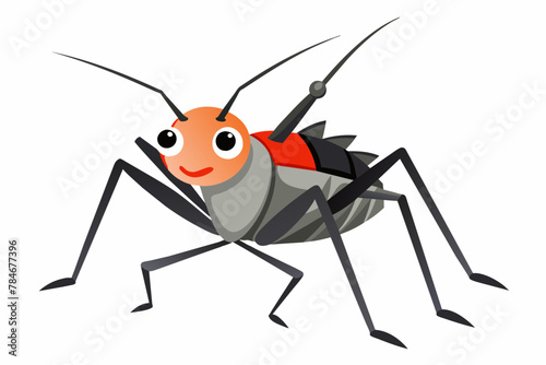 assassin bug vector illustration