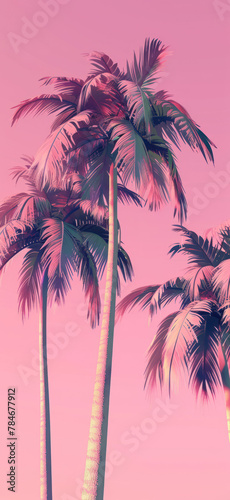 Swaying Paradise Background View, Amazing and simple wallpaper, for mobile