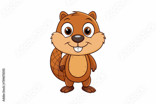 beaver vector illustration