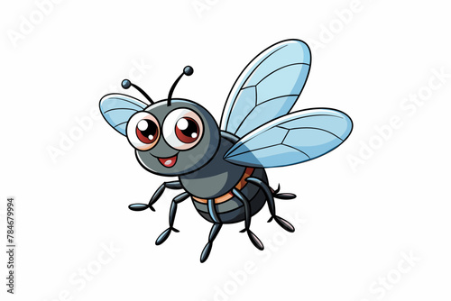 blackfly vector illustration