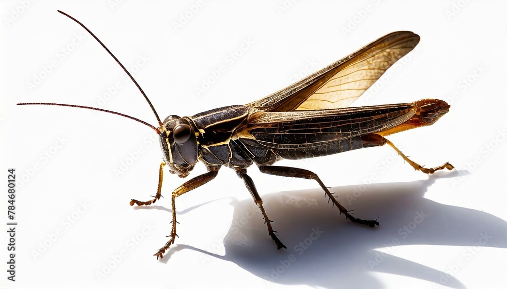 grasshopper on white background grasshopper on white background