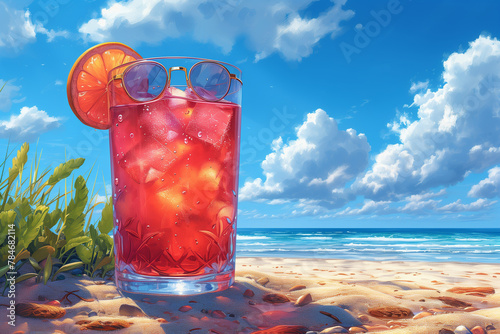 Summer cocktail photo