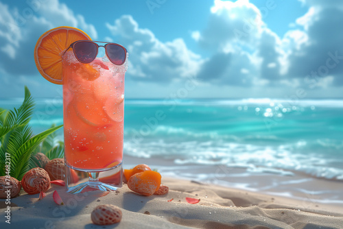 Summer cocktail photo