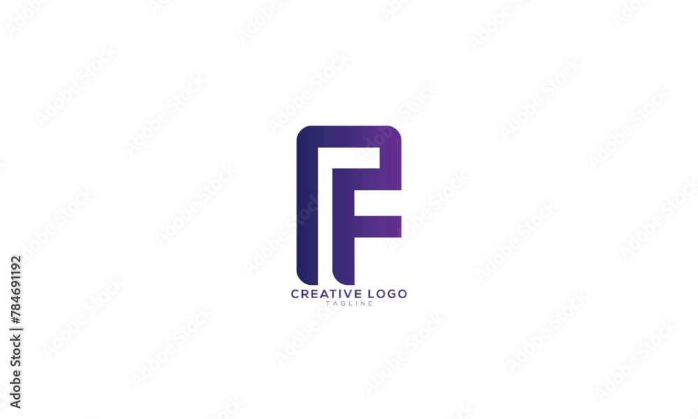 PF FP Abstract initial monogram letter alphabet logo design PF FP Abstract initial monogram letter alphabet logo design