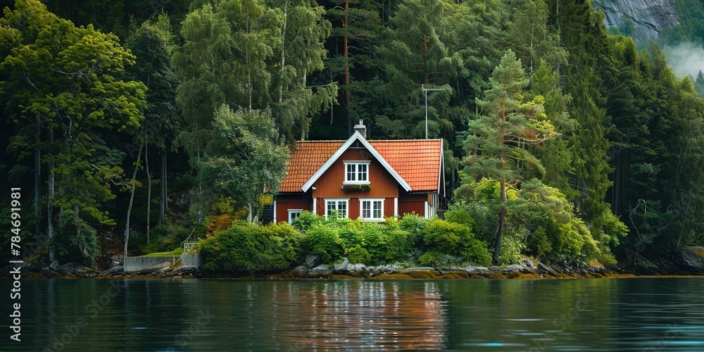 house on the waterfront