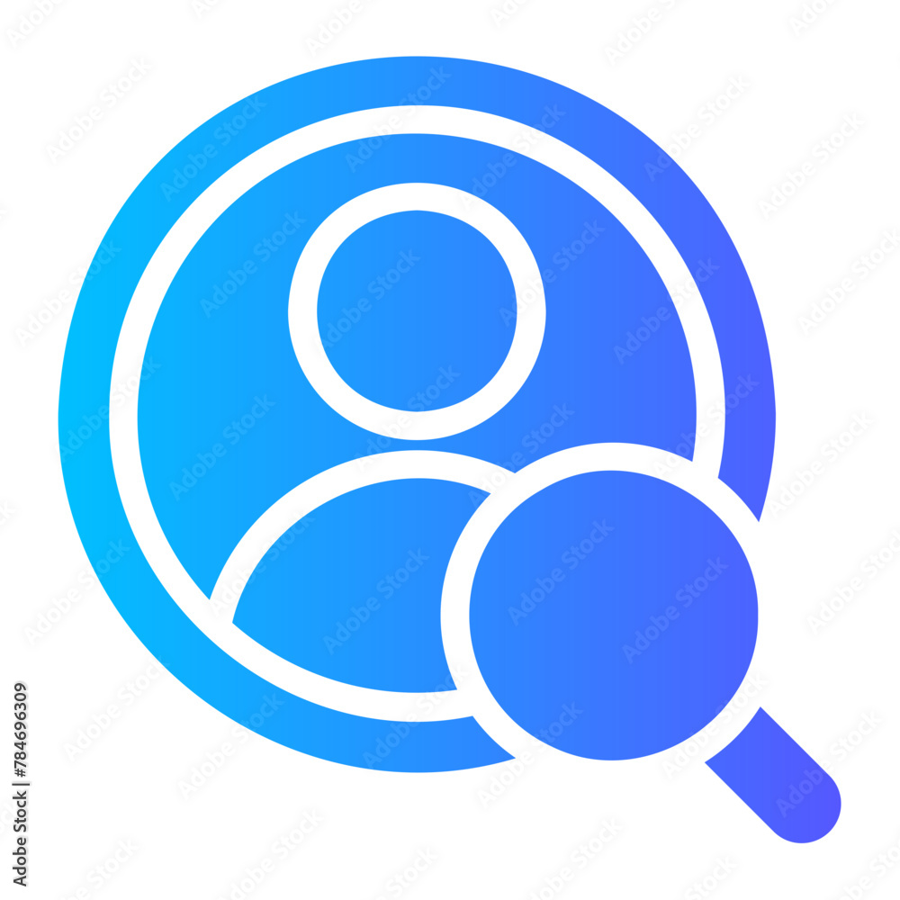 detective gradient icon detective gradient icon