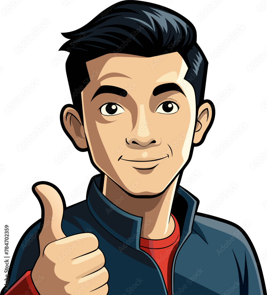 young good looking man doing thumb up pose young good looking man doing thumb up pose