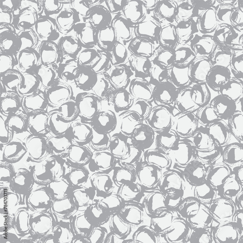 Abstract Grayscale Brush Strokes Pattern Design