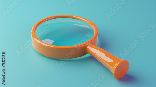 magnifying glass with copy space
