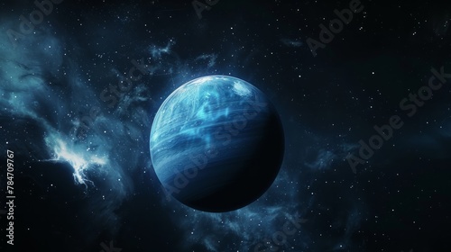 planet neptune generative ai photo