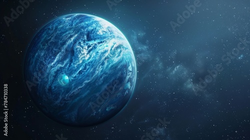 Fototapeta Naklejka Na Ścianę i Meble -  planet neptune generative ai