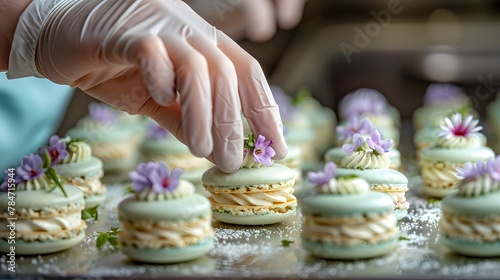 Pastel Perfection: French Pastry Chef's Colorful Macaroon Creations