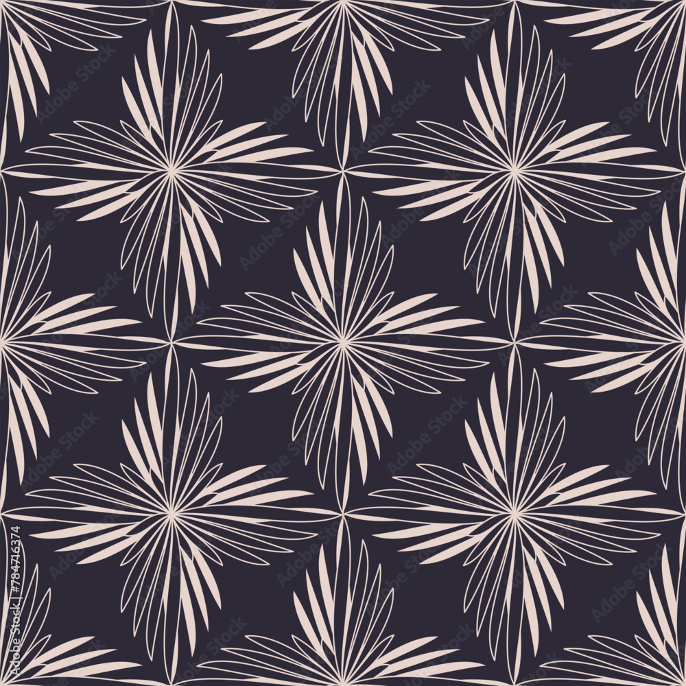 Abstract geometric background Seamless pattern Isolated on dark blue background Vector grid illustration Abstract geometric background Seamless pattern Isolated on dark blue background Vector grid illustration