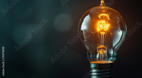 Glowing Light Bulb