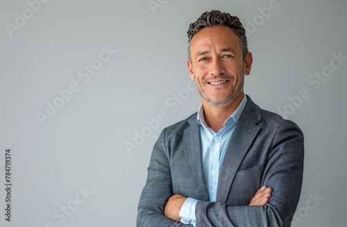 Smiling Man With Crossed Arms