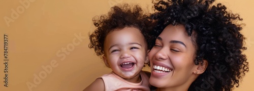 Woman Holding Little Girl