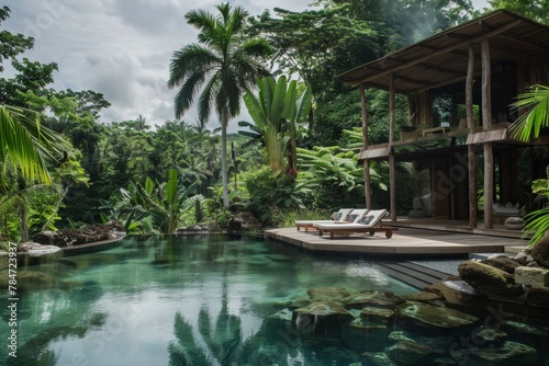 Jungle Oasis Retreat with Natural Pool
