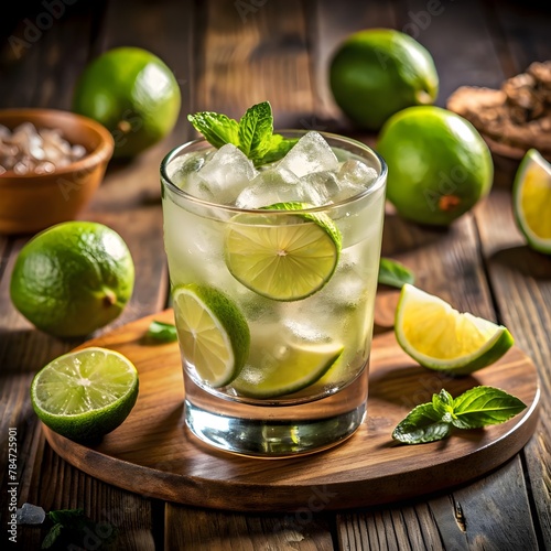 Refreshing Caipirinha: Authentic Brazilian Cocktail photo