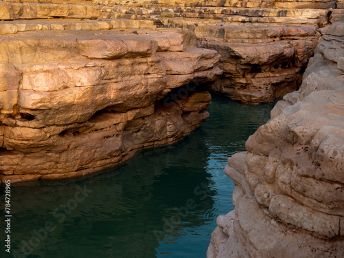 Hidden canyon near riyadh ,famous tourist spot