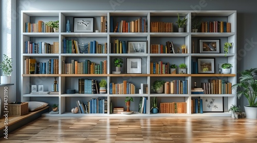 A Living Room Filled With Books and Furniture