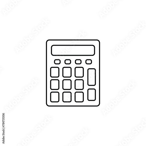 calculator icon or logo isolated sign symbol vector illustration - high quality black style vector icons

