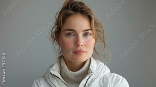 Intense Close-up of Person With Blue Eyes