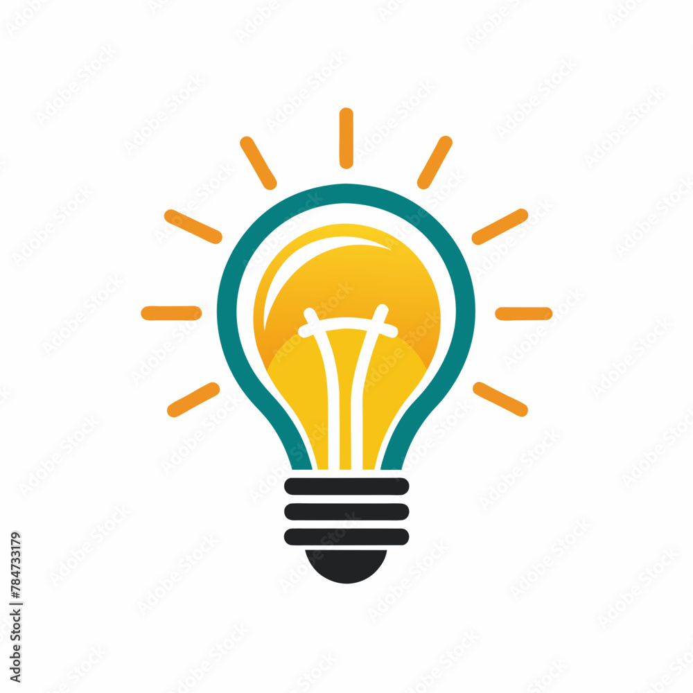Illuminating Ideas: Vector Light Bulb Icon