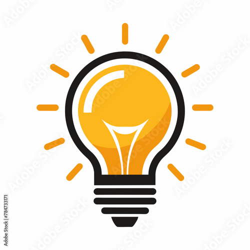 Illuminating Ideas: Vector Light Bulb Icon