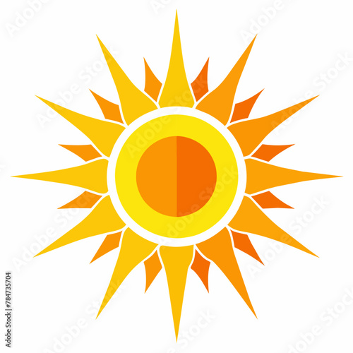 Radiant Sun: Vector Illustration of the Sun