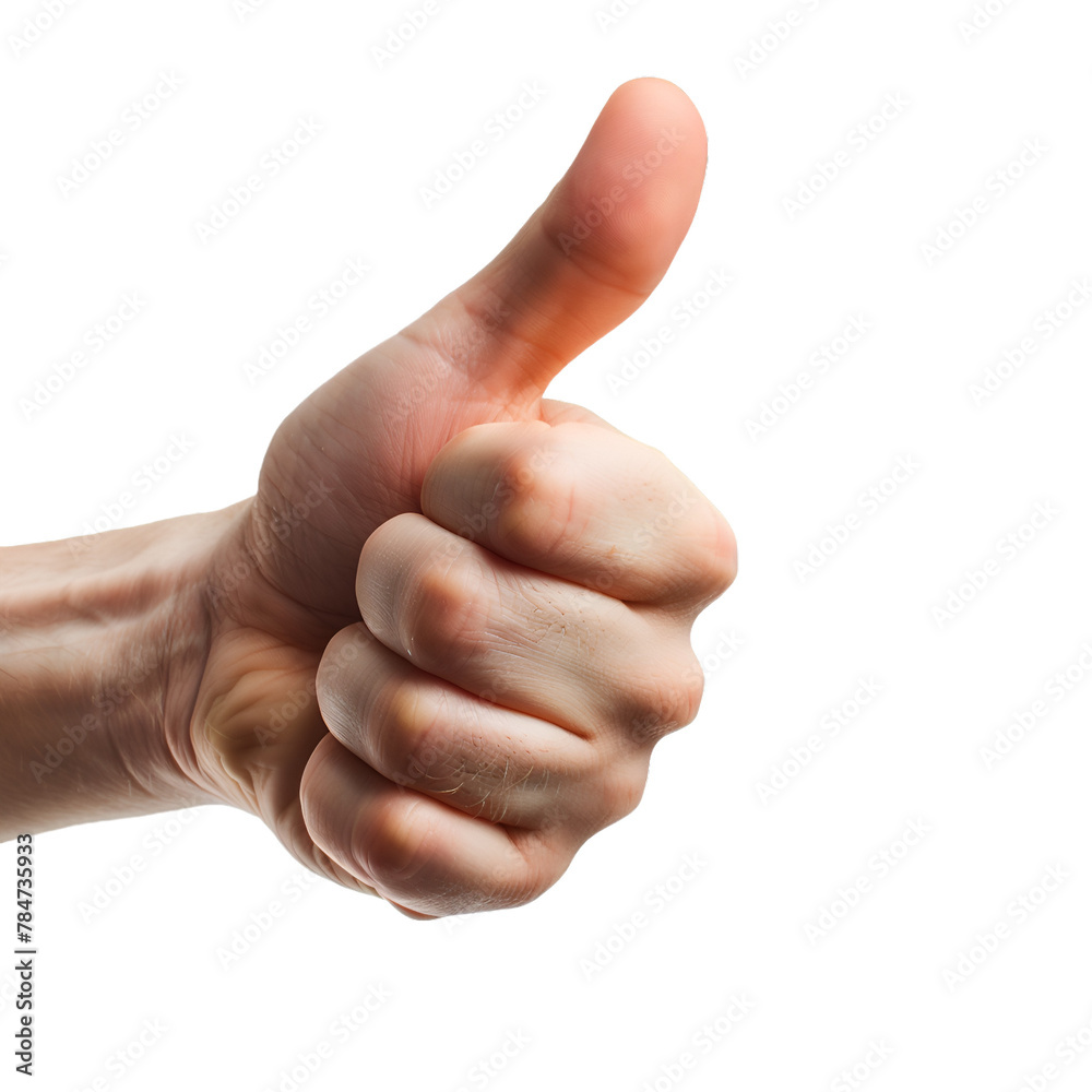 Hand showing thumb up isolated transparent background like Hand showing thumb up isolated transparent background like