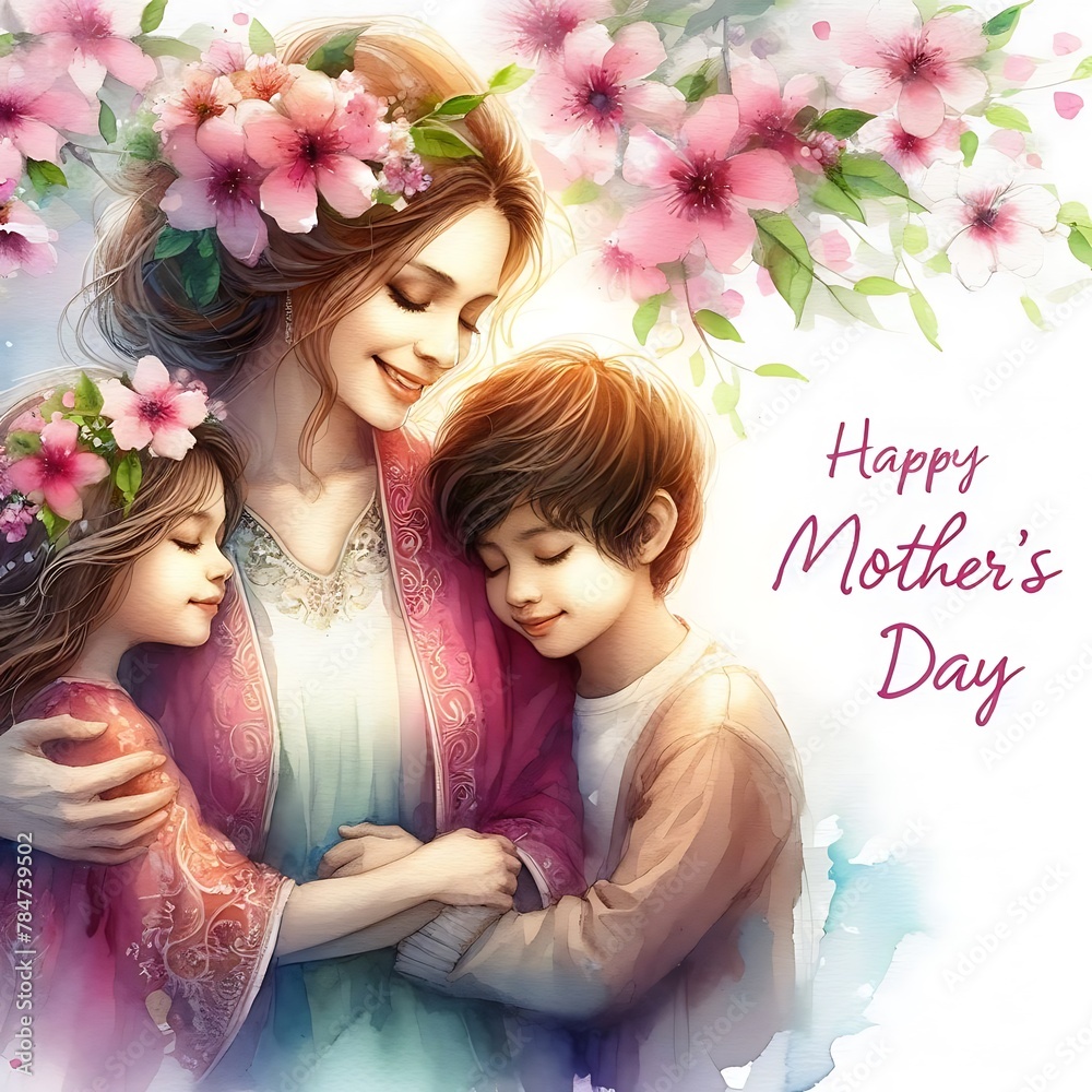 Fototapeta premium Happy Mother's Day