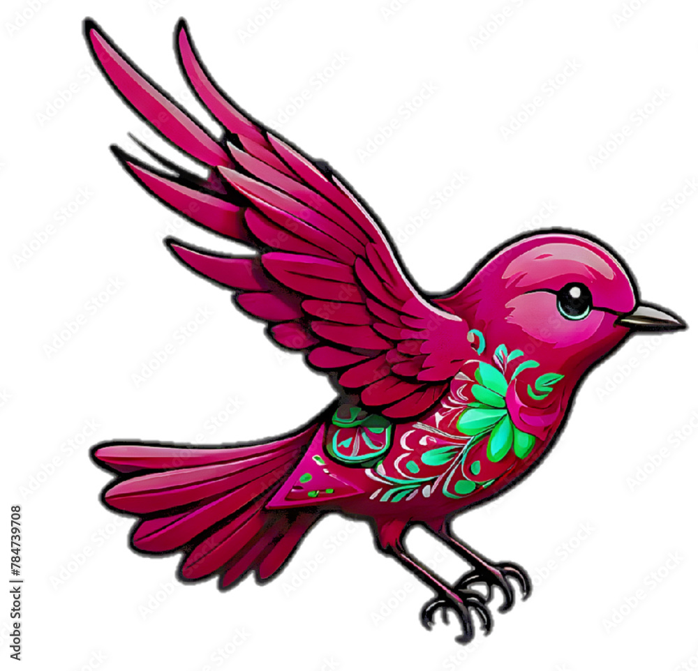 Bird of paradise (Pink bird)