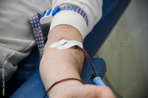 donors donate blood for sick people
