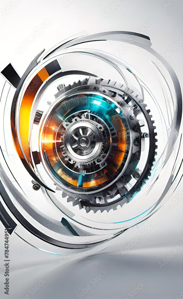 Abstract tech background on white background, backgrounds for ...