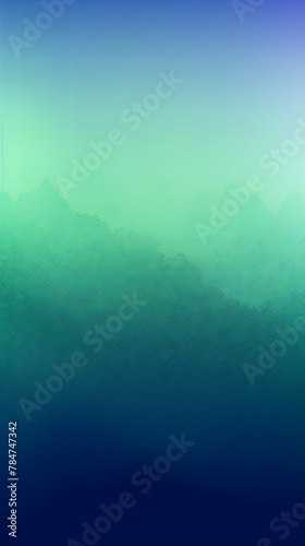Abstract indigo and green gradient background with blur effect, northern lights