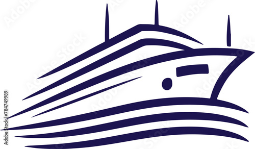 Shipping Company Logo Template Vector