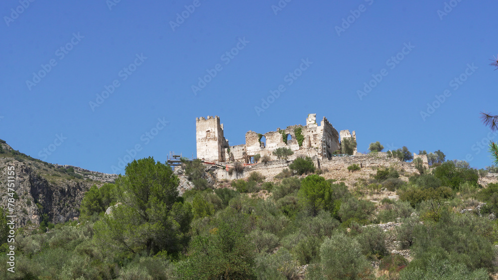 Castillo de Perputxent , castillo templario en Alicante , está situado en el término municipal de Lorcha o  L'Orxa , Valencia , España