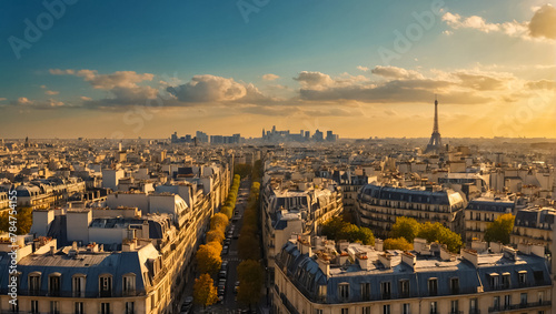 Stunning city of Paris architecture